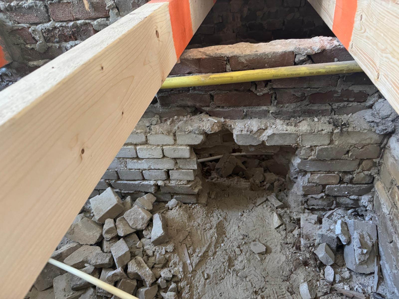 Metselwerk reparatie met TOR Helix wapening